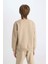 Erkek Çocuk Bisiklet Yaka Baskılı Sweatshirt D3034A824WN 12