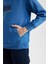 Erkek Çocuk Kapüşonlu Sırt Baskılı Cepli Sweatshirt D3052A824WN 9