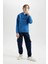 Erkek Çocuk Kapüşonlu Sırt Baskılı Cepli Sweatshirt D3052A824WN 7