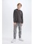 Erkek Çocuk Kapüşonlu Sırt Baskılı Sweatshirt D3060A824WN 8