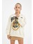 Kız Çocuk Harry Potter Oversize Geniş Kalıp Bisiklet Yaka Sweatshirt D3861A824AU 10