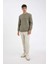 Relax Fit Kalın Jogger Eşofman Altı Basic Düz Beli Bağcıklı Lastikli Paça Cepli U7438AZ24AU 9