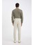 Relax Fit Kalın Jogger Eşofman Altı Basic Düz Beli Bağcıklı Lastikli Paça Cepli U7438AZ24AU 12