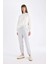 Jogger Eşofman Altı Basic Düz Beli Paçası Lastikli Cepli D4234AX24AU 7