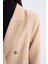 Oversize Geniş Kalıp Ceket Yaka Düğmeli Basic Düz Blazer Ceket D4562AX24AU 13