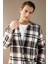 Regular Fit Kareli Oduncu Flanel Uzun Kollu Gömlek S9275AZ24AU 10