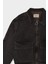 %100 Pamuk Relax Fit Polo Yaka Fermuarlı Cepli Yıkamalı Denim Ceket D5092AX24AU 17