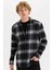 Regular Fit Kareli Oduncu Flanel Uzun Kollu Gömlek 10