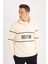 Relax Fit Dik Yaka Fermuarlı Baskılı Kalın Sweatshirt D4714AX24AU 9