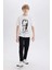 Erkek Çocuk Düz Paça Basic Düz Gabardin Pantolon X4224A625SM 12