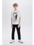 Erkek Çocuk Düz Paça Basic Düz Gabardin Pantolon X4224A625SM 13
