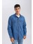 %100 Pamuk Regular Fit Uzun Kollu Jean Gömlek D5389AX24AU 8