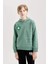 Erkek Çocuk Yeşil NBA Boston Celtics Kapüşonlu Sırt Baskılı Sweatshirt D3124A824AU 7