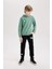 Erkek Çocuk Yeşil NBA Boston Celtics Kapüşonlu Sırt Baskılı Sweatshirt D3124A824AU 10
