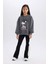 Kız Çocuk Standart Boy İspanyol Paça Basic Düz Tayt D3888A824WN 9