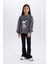 Kız Çocuk Standart Boy İspanyol Paça Basic Düz Tayt D3888A824WN 10