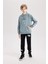 Erkek Çocuk NBA New York Knicks Kapüşonlu Sırt Baskılı Sweatshirt D3142A824AU 7