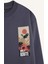 Erkek Çocuk Oversize Geniş Kalıp Bisiklet Yaka Sırt Baskılı Sweatshirt D5787A824WN 17