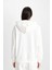 Relax Fit Kapüşonlu Kanguru Cepli Kalın Basic Düz Sweatshirt W1240AZ24WN 10