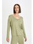 Pijama Takım Viskon Puantiyeli Uzun Kollu Üst Beli Lastikli Alt-Fall in Love D5659AX24AU 9