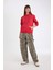 Relax Fit Kapüşonlu Kanguru Cepli Kalın Basic Düz Sweatshirt W1240AZ24WN 9