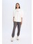 Regular Fit Jogger Eşofman Altı Basic Düz Beli Lastikli Bağcıklı Cepli V2699AZ24WN 6