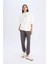 Regular Fit Jogger Eşofman Altı Basic Düz Beli Lastikli Bağcıklı Cepli V2699AZ24WN 7