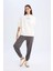 Regular Fit Jogger Eşofman Altı Basic Düz Beli Lastikli Bağcıklı Cepli V2699AZ24WN 8