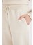 Regular Fit Jogger Eşofman Altı Basic Düz Beli Lastikli Bağcıklı Cepli V2699AZ24WN 13