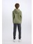 Erkek Çocuk 2'li Takım Kapüşonlu Baskılı Sweatshirt Beli Paçası Lastikli Eşofman Altı D3601A824WN 15