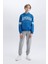 Erkek Çocuk 2'li Takım Kalın Kapüşonlu Baskılı Sweatshirt Beli Lastikli Eşofman Altı D3565A824WN 6