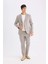 Gabardin Pantolon Tailored Regular Fit Normal Kesim Cepli Düz Paça A8102AX24AU 10