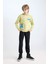 Erkek Çocuk 2'li Takım Kapüşonlu Baskılı Sweatshirt Beli Lastikli Jogger Eşofman Altı D5222A824WN 8