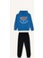 Erkek Çocuk 2'li Takım Kapüşonlu Baskılı Sweatshirt Beli Lastikli Eşofman Altı D5672A824WN 18