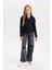Kız Çocuk Kapüşonlu Fitilli Kaşkorse Fermuarlı Sweatshirt D3350A824AU 8