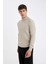Standart Fit Normal Kesim Yarım Balıkçı Yaka Jakarlı Triko Kazak D2943AX24AU 12