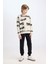 Erkek Çocuk 2'li Takım Desenli Sweatshirt Beli Lastikli Eşofman Altı D3562A824WN 7