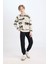 Erkek Çocuk 2'li Takım Desenli Sweatshirt Beli Lastikli Eşofman Altı D3562A824WN 8
