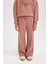Kız Çocuk Wide Leg Geniş Bol Paça Beli Lastikli Eşofman Altı D3974A824WN 10