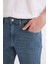 Carlo Skinny Fit Ekstra Dar Kalıp Normal Bel Ekstra Dar Paça Jean Pantolon A6943AX25SP 13