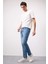 Pedro Slim Fit Dar Kalıp Normal Bel Dar Paça Jean Pantolon B8418AX25SP 8