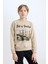 Erkek Çocuk 2'li Takım Baskılı Sweatshirt Beli Lastikli Jogger Eşofman Altı D3567A824WN 11