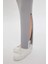 Slim Fit Dar Kesim Beli Lastikli Basic Düz Yırtmaçlı Maxi Triko Etek D5390AX24AU 11