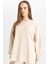 Regular Fit Bisiklet Yaka Basic Düz Sweatshirt Tunik D4800AX24AU 6