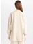 Regular Fit Bisiklet Yaka Basic Düz Sweatshirt Tunik D4800AX24AU 11