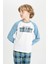 Erkek Çocuk Pijama Takımı Baskılı Uzun Kollu Üst Beli Lastikli Uzun Alt D4365A824WN 10