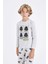 Erkek Çocuk Pijama Takımı Star Wars Uzun Kollu Üst Uzun Alt D5094A824WN 9