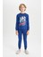 Erkek Çocuk Pijama Takımı Batman Uzun Kollu Üst Uzun Alt D5093A824WN 7
