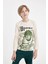 Erkek Çocuk Pijama Takımı Marvel Uzun Kollu Üst Beli Lastikli Uzun Alt D4366A824WN 8