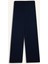Bürümcük Pantolon Lacivert Wide Leg Geniş Bol Paça Beli Lastikli C0200AX24AU 11